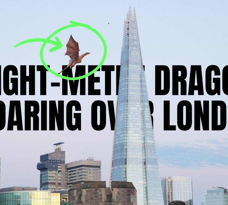 HBO Max Sends an Eight-Metre Dragon Soaring Over London