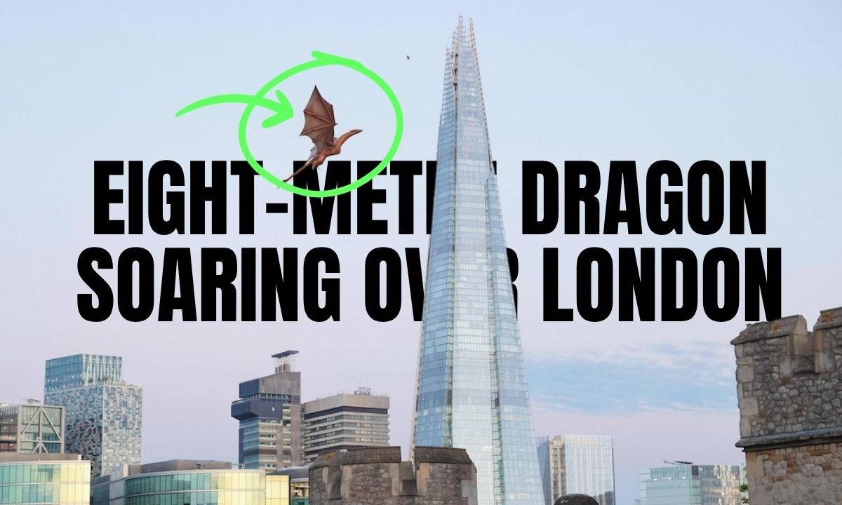 HBO Max Sends an Eight-Metre Dragon Soaring Over London